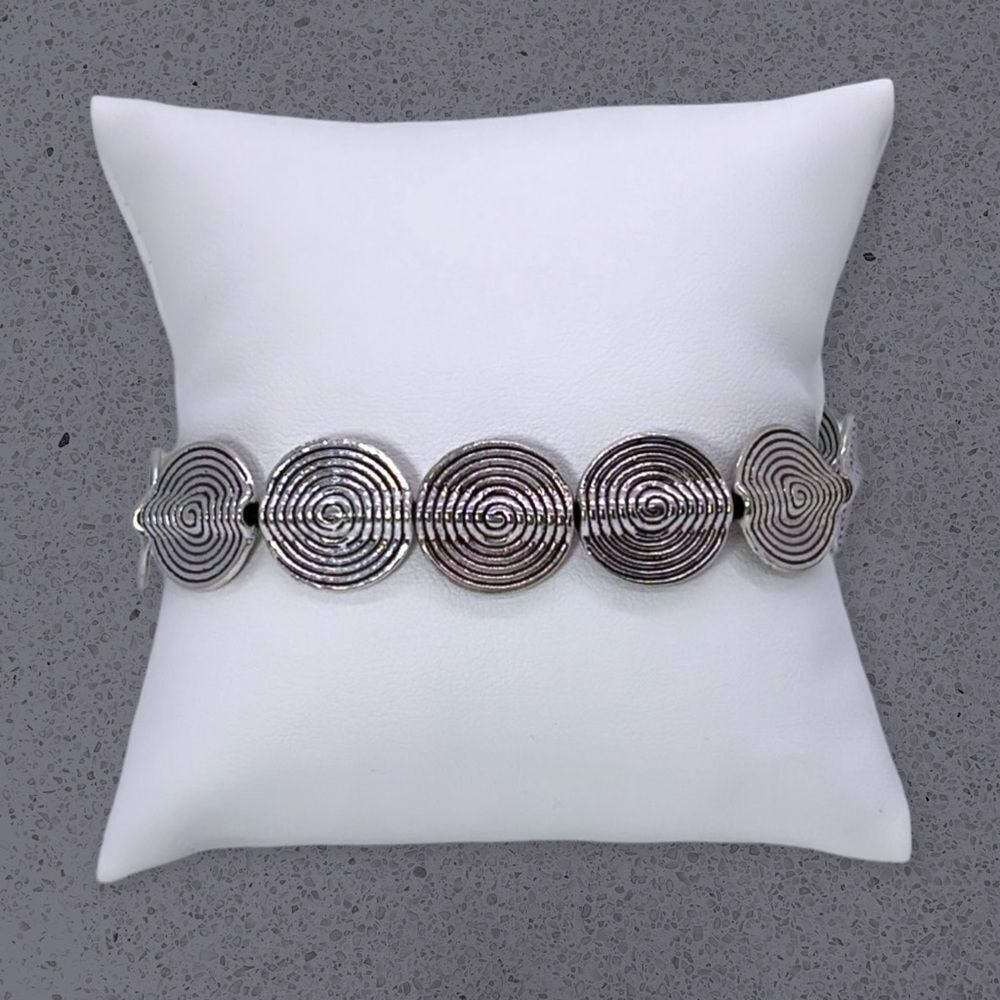 NWT Wool + Pepper Co. Stainless Steel Spiral Bracelet